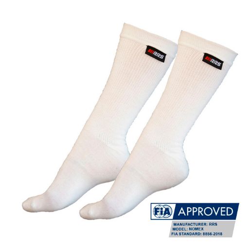 Billede af Fireproof Socks 100% Nomex RRS FIA 8556-2018 - L (42-44)