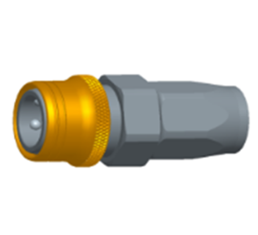 Billede af Straight Quick Connect Hose Ends -Black/Gold - AN16