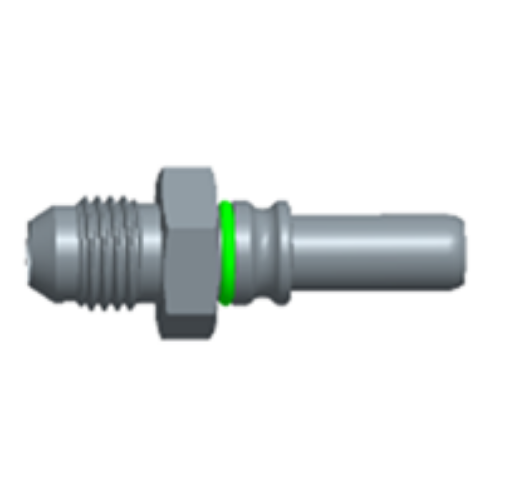 Billede af AN male to Male quick connect adapter -Black - AN16