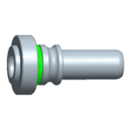 Billede af Weld In Quick Connector - ALU - AN6