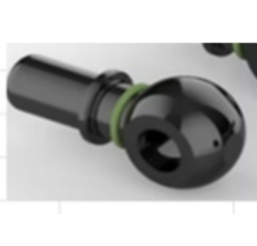 Billede af M10 Banjo to Quick Connect - Black - AN8