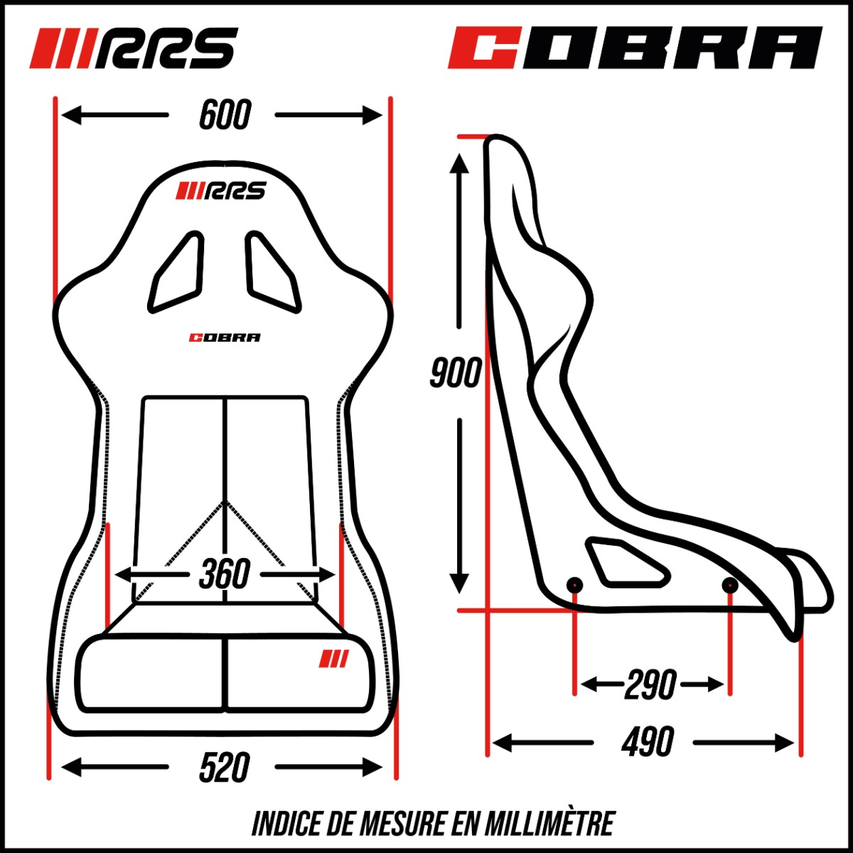 RRS COBRA FIA Racingsæde 2025 | Qualitec.dk