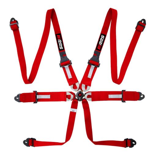Billede af RRS FIA HANS® ONE 6-Punkts Rød Sikkerhedssele