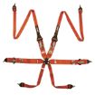 Billede af RRS FIA 3" 2" R6 HANS® 2,8 Kg Orange Sikkerhedssele