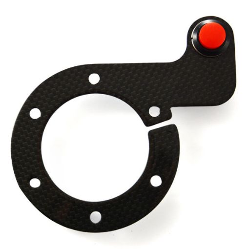 Billede af RRS carbon knapholder til rat med 1 trykknap