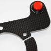 Billede af RRS carbon knapholder til rat med 1 trykknap