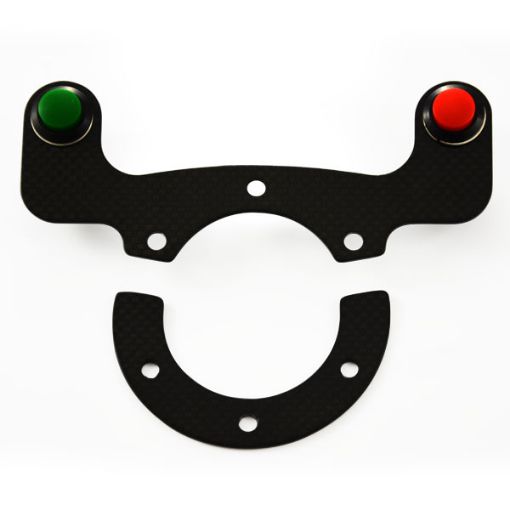 Billede af RRS carbon knapholder til rat med 2 trykknapper
