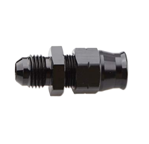Billede af Lige Tube to Male AN-8 adapter - Sort - 1/2" (12,7mm.)
