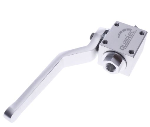 Billede af ON/OFF ventil med M10x1 til eks. bremserør - Silver