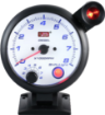 Billede af Autogauge - 3,75" Omdrejningstæller - Hvid baggrund - Sort ring - Med shiftlight - Til diesel - LAGERSALG
