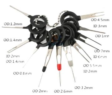 Billede af Værktøj til fjernelse af terminaler/stikben - 11 stk.