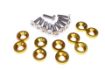 Billede af 8 x M6x20 Stål bolte + skiver - Gold