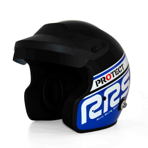 Billede af RRS Protect Jet / Åben Hjelm – FIA 8859-2015 / SNELL SA2020 – Blå/Sort