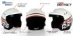 Billede af RRS Protect Jet / Åben Hjelm – FIA 8859-2015 / SNELL SA2020 – Sort/Hvid