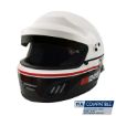 Billede af RRS Protect Rally Full Face Hjelm – FIA 8859-2015 / SNELL SA2020 – Sort/Hvid