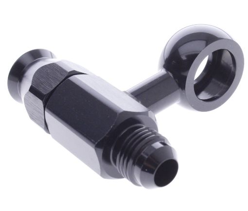 Billede af ID 15,7mm. - 90 deg. Double AN6/PTFE - Banjo fit - Black