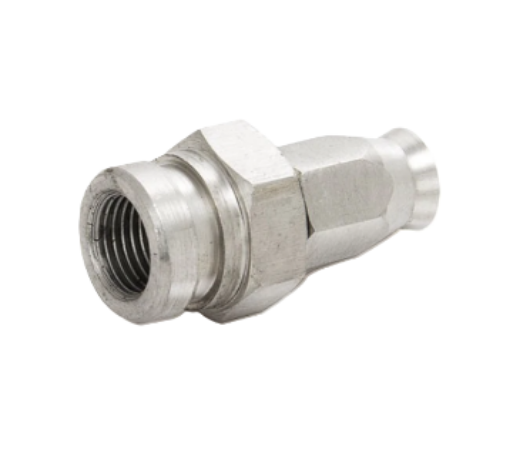 Billede af Female Hose End M10x1.0 - AN3 PTFE slange