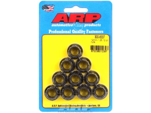 Billede af M12 x 1.25 12pt nut kit (10pcs) - ARP-300-8337