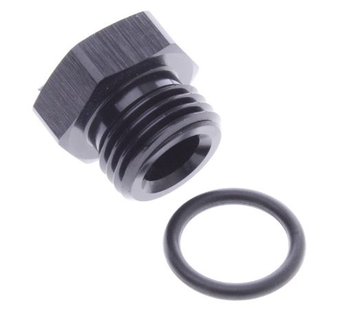 Billede af AN20 Prop - Han O-ring - Sort Alu