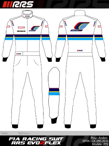 Billede af RRS EVO FIA custom racerdragt