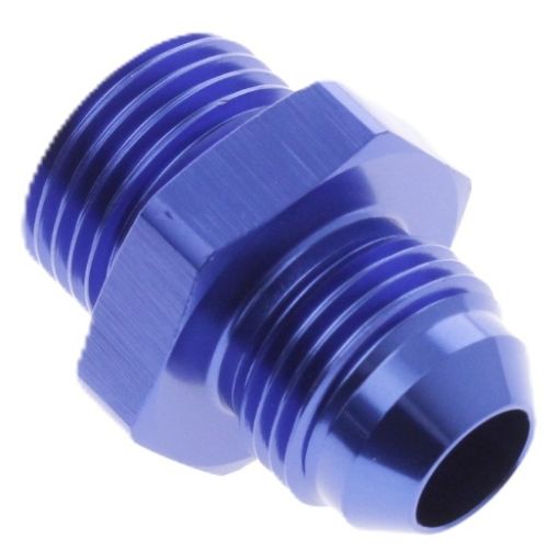 Billede af AN10 Han - M12x1 Han - Nippel Fitting - Blå Alu - LAGERSALG