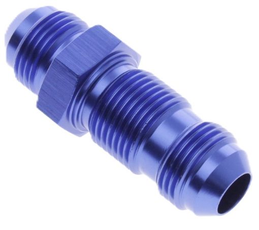 Billede af AN12 Han - AN12 Han lang - Samler Union Gennemføring - Blå Alu