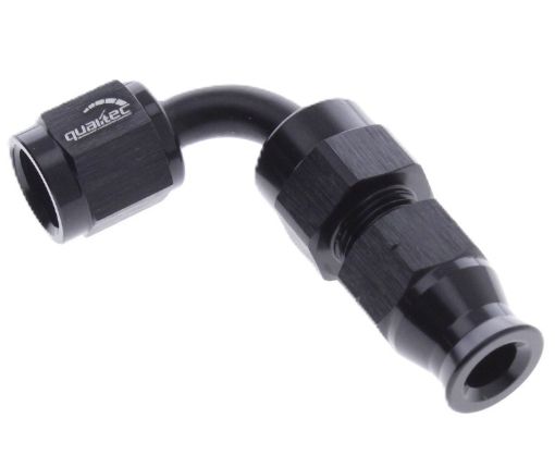 Billede af 90gr. AN fitting - Tube To female Adapter AN-4 - sort - 1/4" (6,35mm.)