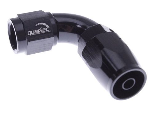 Billede af 90gr. AN fitting - AN12 - Sort - High flow