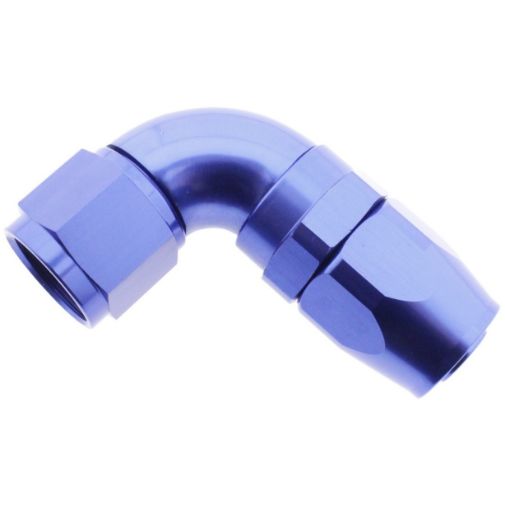 Billede af 90gr. AN fitting - AN-4 - Blå - High flow