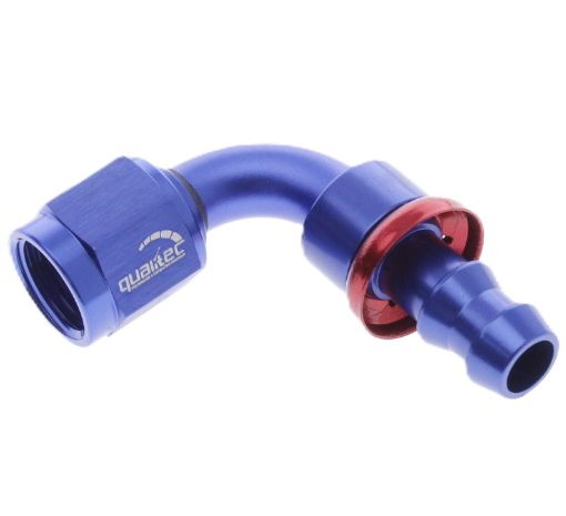 Billede af 90gr. AN fitting - AN-4 - Blå - Push lock