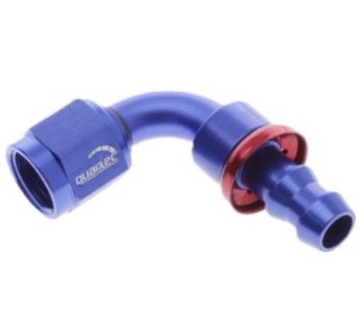 Billede af 90gr. AN fitting - Blå - Push lock