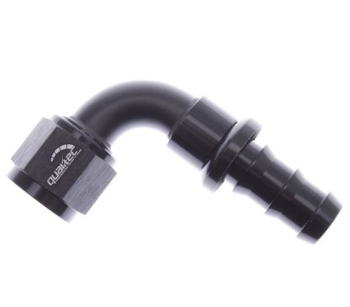 Billede af 90gr. AN fitting - AN-10 - Sort - Push lock