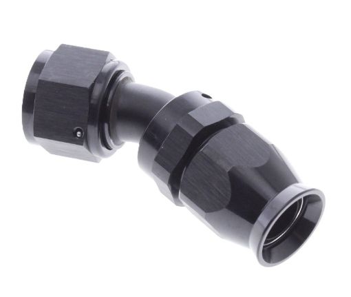 Billede af 30gr. PTFE AN fitting - AN-12 - Sort