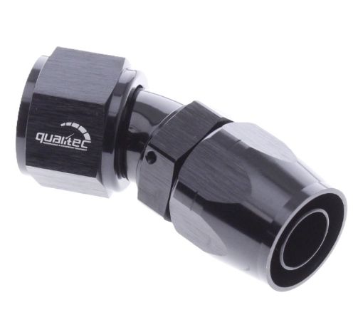 Billede af 30gr. AN fitting - AN-12 - Sort - High flow