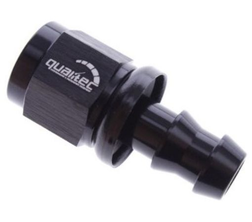 Billede af Lige AN-push on hose fitting - AN-6 -  Sort