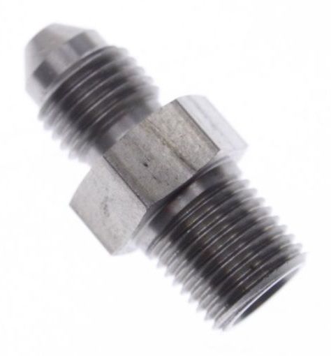 Billede af AN3 Han - 1/8"NPT Han - Nippel Fitting - Stainless steel