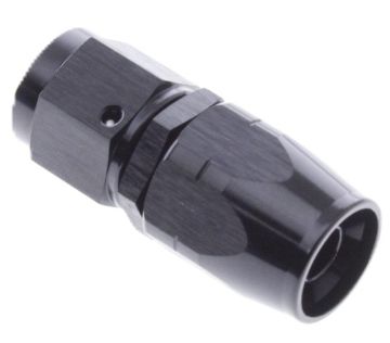 Billede af Lige AN fitting - AN-6 -  Sort