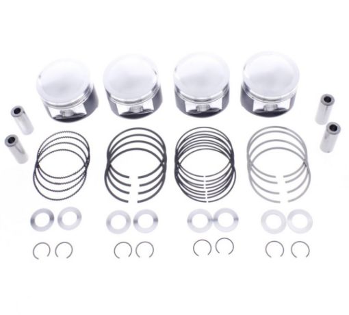 Billede af Mercedes M102.962 - Special made JE pistons - With skirt coating