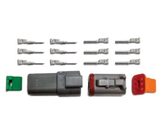 Billede af 6 pin - Deutsch stik - HAN/HUN sæt - Incl. stikben