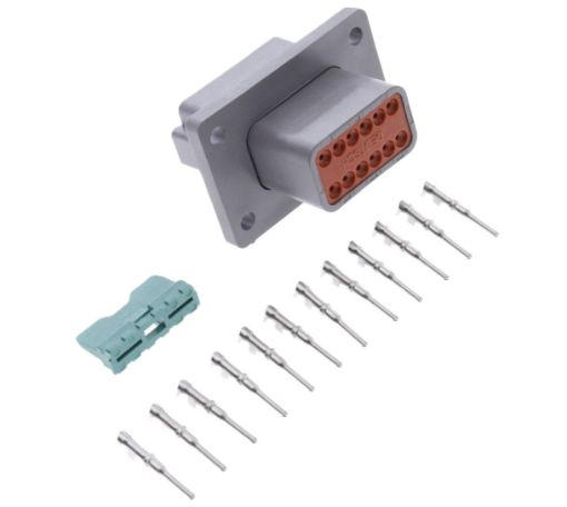 Billede af Firewall-stik 12 ben – Inkl. stikben (Han)