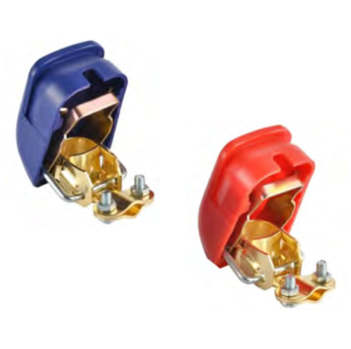 Billede af Batteriklemme Hurtigudløser rød / blå