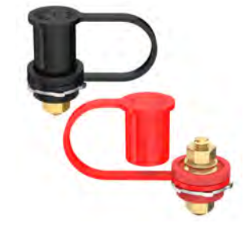 Billede af Batteriterminal Skotgennemføring Minus - (sort)