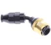 Billede af 45° PTFE Quick Connect Hose Ends -Black/Gold - AN4