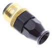 Billede af Straight PTFE Quick Connect Hose Ends -Black/Gold - AN6