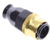 Billede af Straight PTFE Quick Connect Hose Ends -Black/Gold - AN6