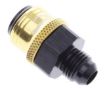 Billede af AN male quick connect adapter -Black/Gold - AN6