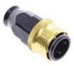 Billede af Straight PTFE Quick Connect Hose Ends -Black/Gold - AN8