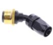 Billede af 45° Quick Connect Hose Ends -Black/Gold - AN8