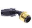 Billede af 45° Quick Connect Hose Ends -Black/Gold - AN8