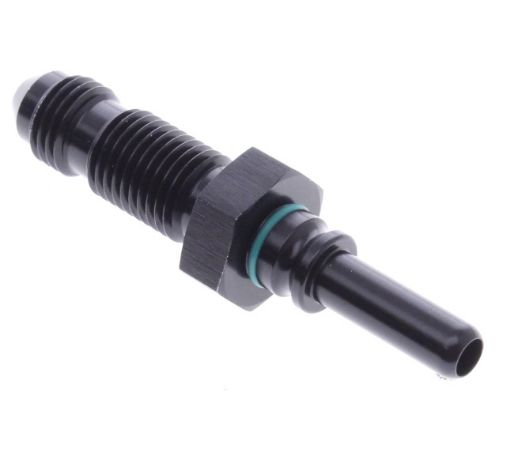 Billede af AN Bulkhead to Male quick connect - Black - AN4